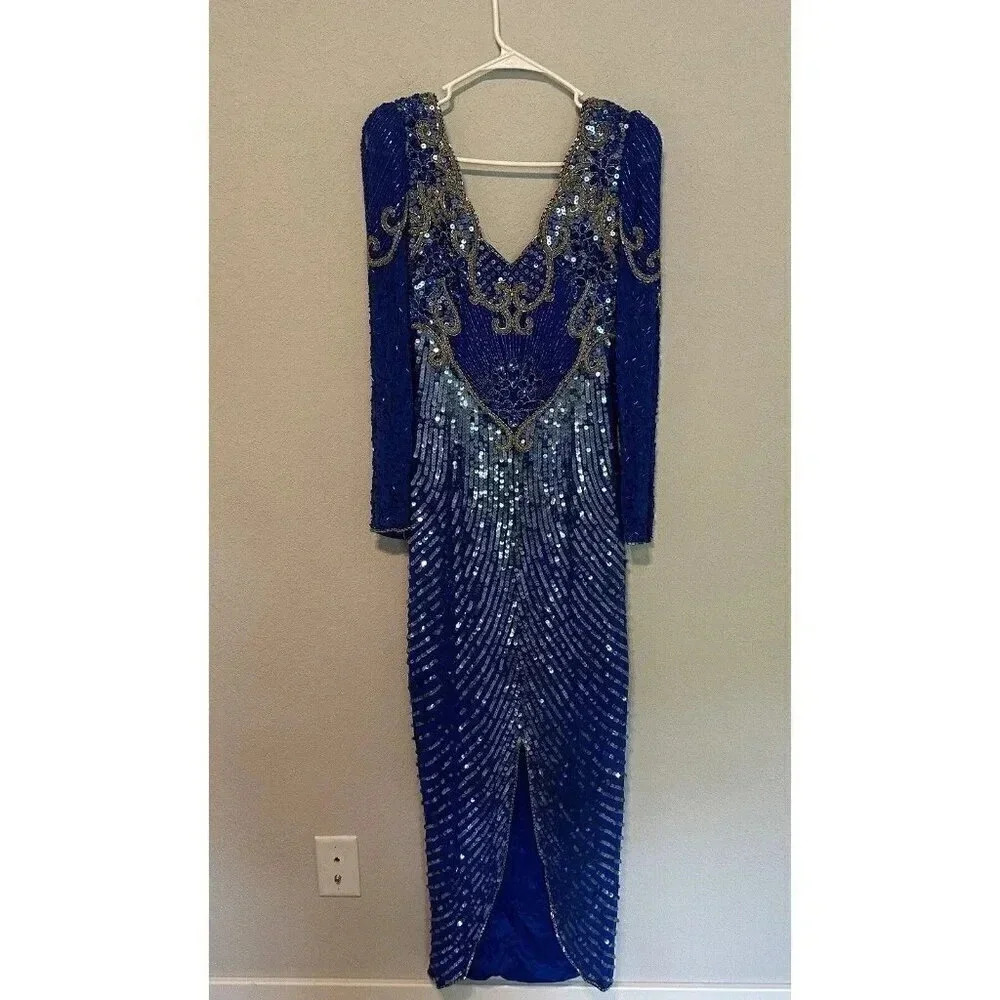 70s/80s Nadine Sequin Gown